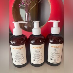 Erbaviva Baby Shampoo 8oz Set of 3